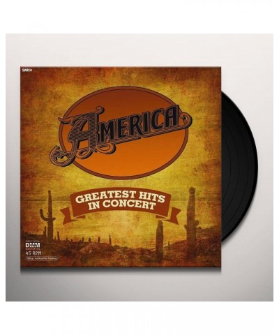 America Greatest Hits In Concert Vinyl Record $17.32 Vinyl