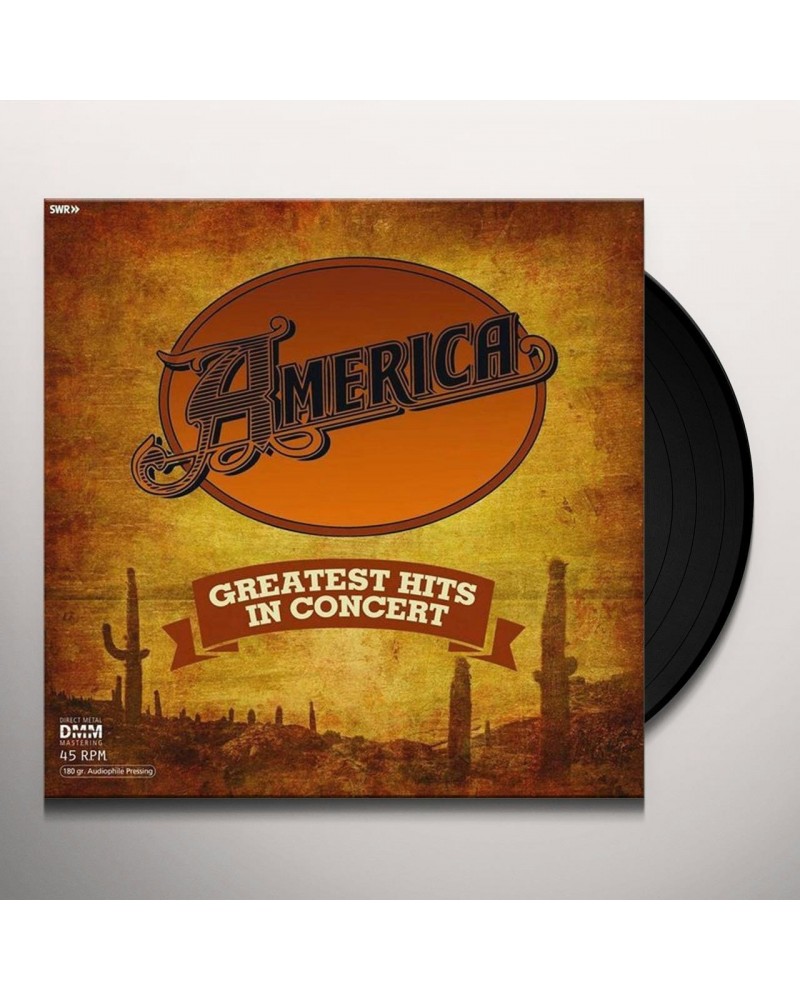 America Greatest Hits In Concert Vinyl Record $17.32 Vinyl