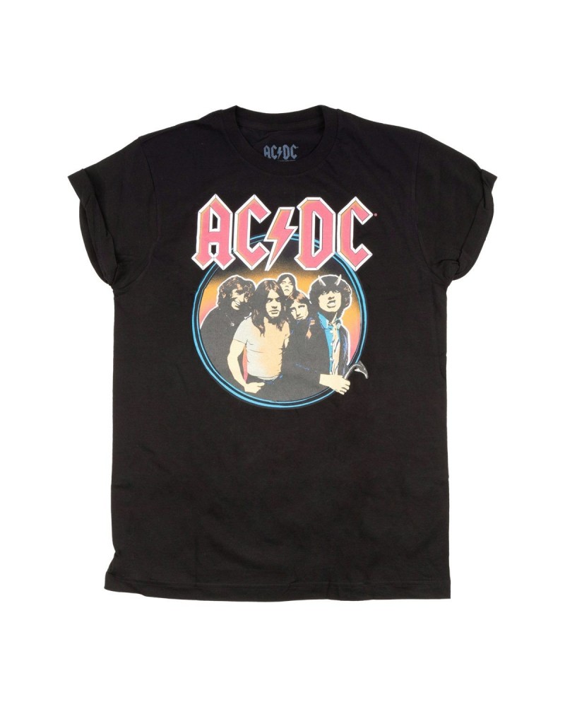 AC/DC Aqua Tint Rolled Sleeve T-shirt $2.15 Shirts