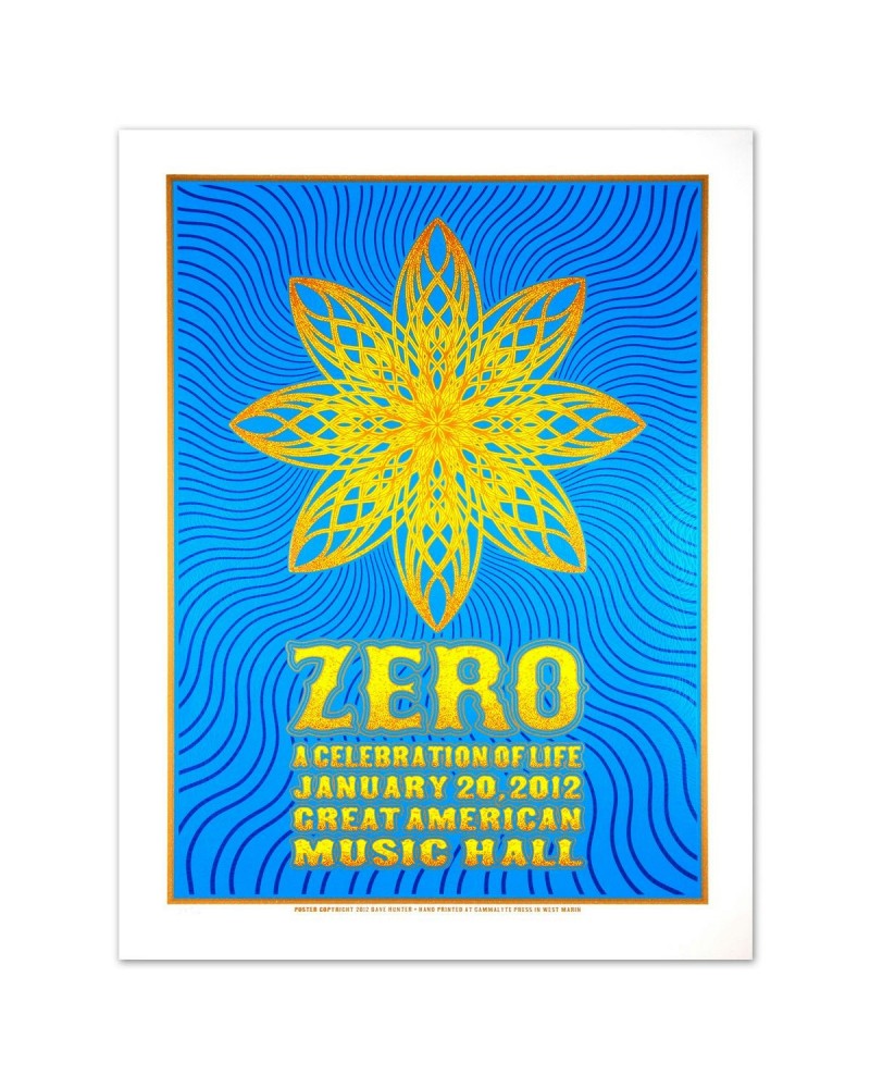 Steve Kimock Celebration of Life 1/20/12 Poster $8.75 Decor