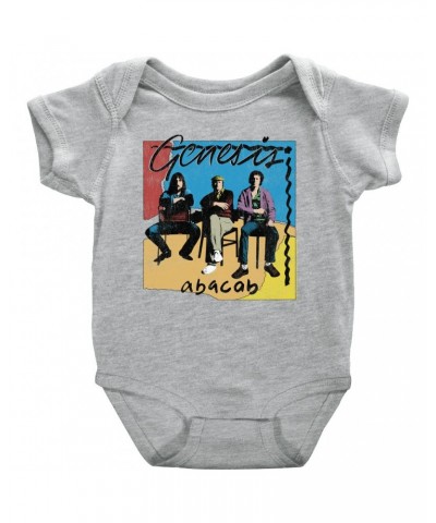 Genesis Baby Short Sleeve Bodysuit | Abacab Album Retro Image Distressed Bodysuit $8.78 Kids