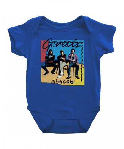 Genesis Baby Short Sleeve Bodysuit | Abacab Album Retro Image Distressed Bodysuit $8.78 Kids