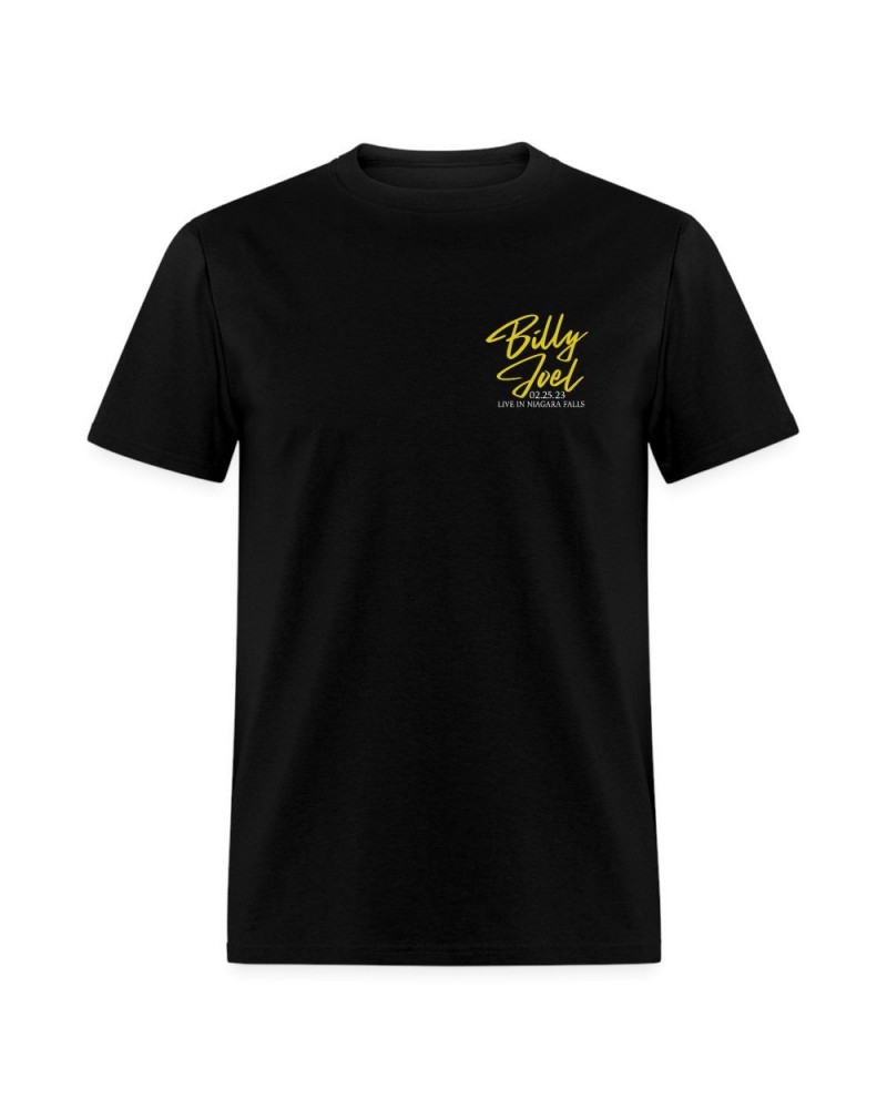 Billy Joel "2-25-23 Niagara Falls Set List" Black T-Shirt - Online Exclusive $19.00 Shirts