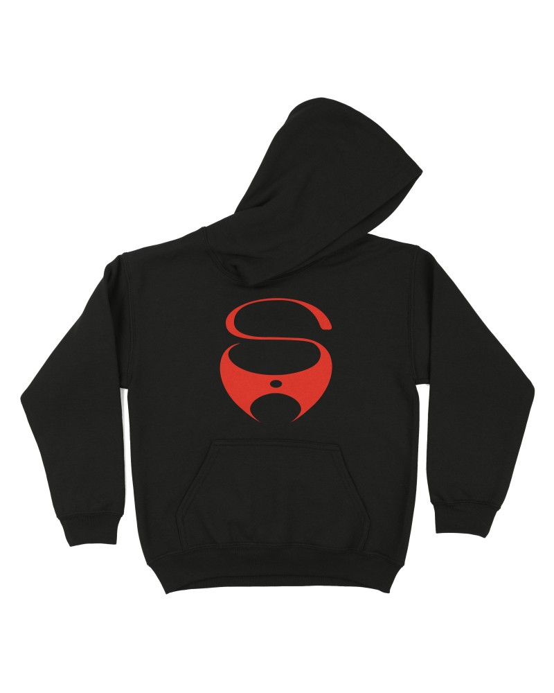 Skunk Anansie Kids Retro Logo - Hoodie (Black/Red) $13.45 Sweatshirts