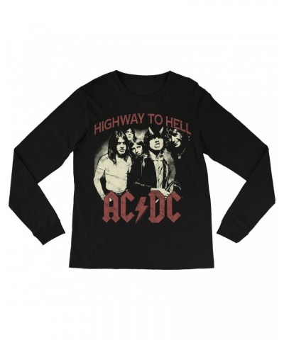 AC/DC Long Sleeve Shirt | Highway To Hell Retro Shirt $10.48 Shirts