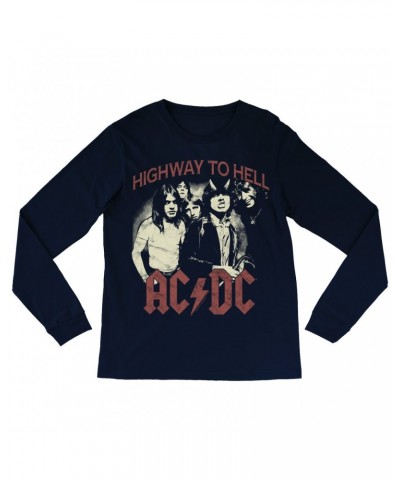 AC/DC Long Sleeve Shirt | Highway To Hell Retro Shirt $10.48 Shirts