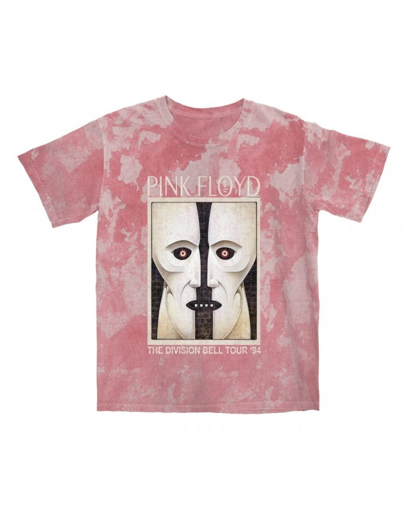 Pink Floyd T-shirt | Division Bell Tour 1994 Distressed Color Blast Shirt $14.08 Shirts