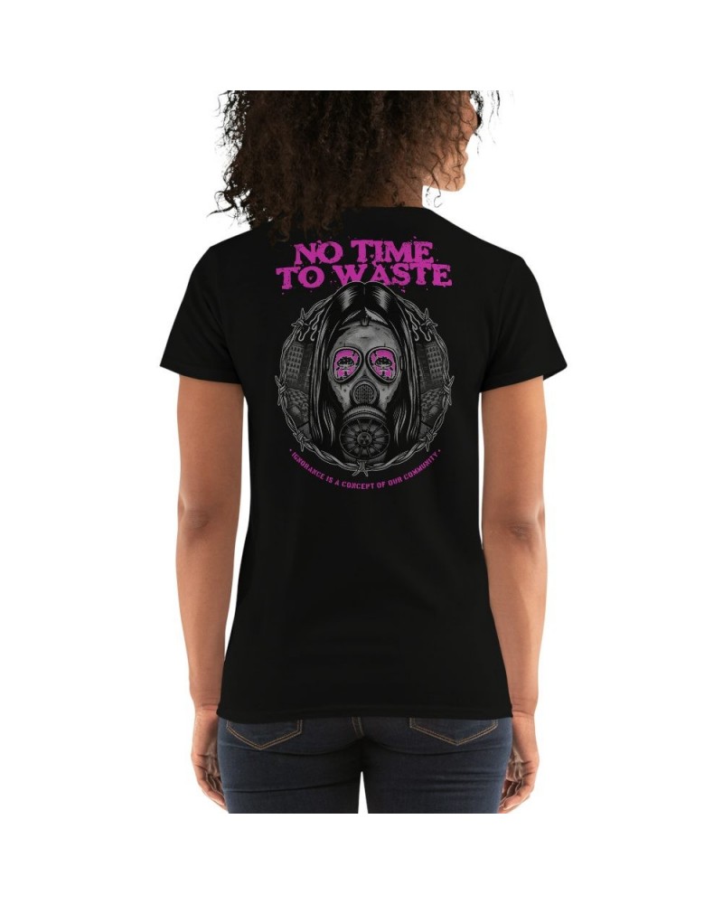 No Time To Waste N.T.T.W Toxic Front & Back Women's Short Sleeve T-Shirt $8.28 Shirts