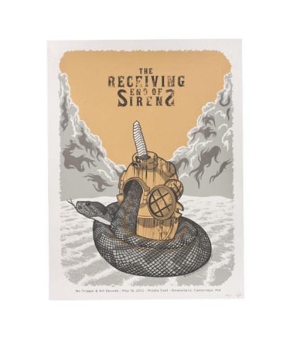 The Receiving End Of Sirens "Silkscreened Reunion Show Poster" Posters $9.20 Decor