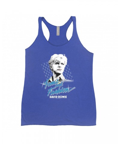 David Bowie Ladies' Tank Top | Fame And Fashion Design Shirt $10.42 Shirts