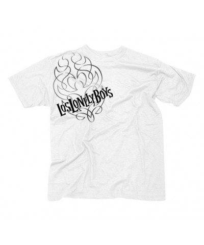 Los Lonely Boys “Flames” T-Shirt in White $16.45 Shirts