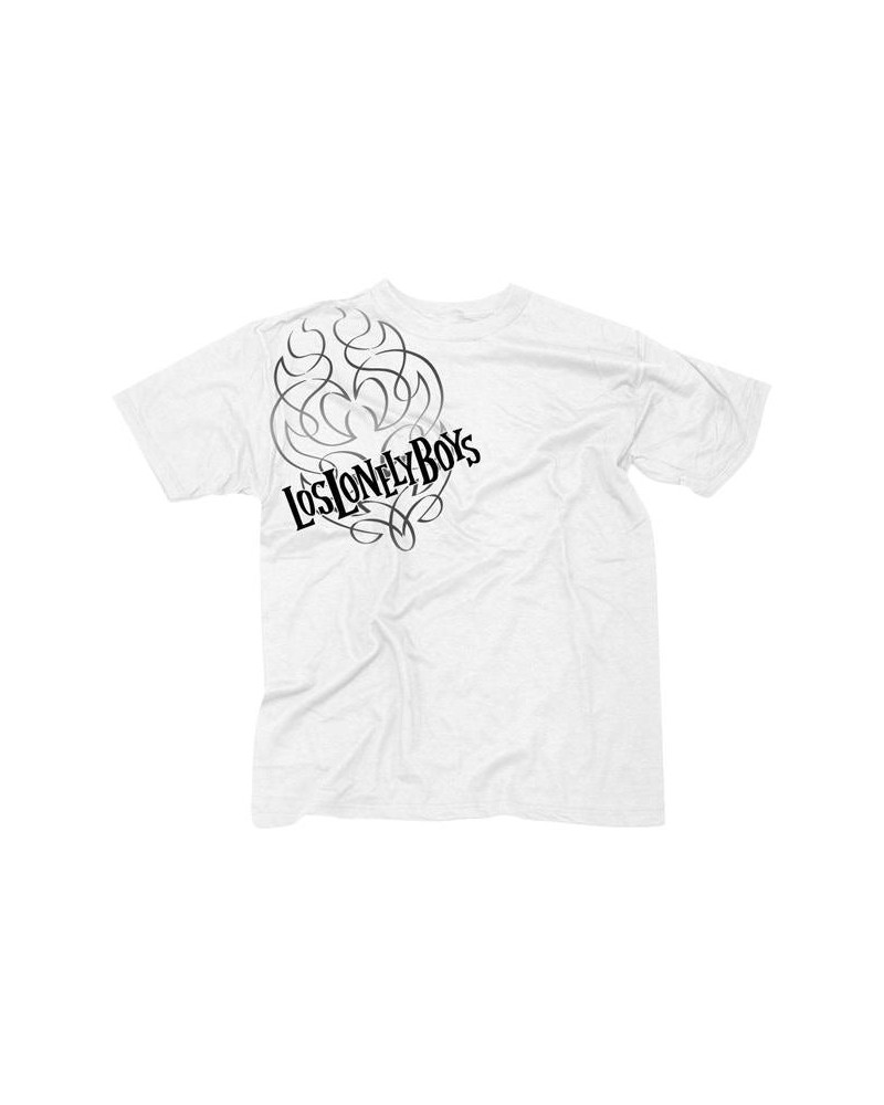 Los Lonely Boys “Flames” T-Shirt in White $16.45 Shirts