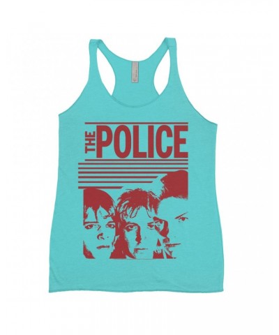 The Police Ladies' Tank Top | Red Outlandos D'Amour Album Design Shirt $13.61 Shirts