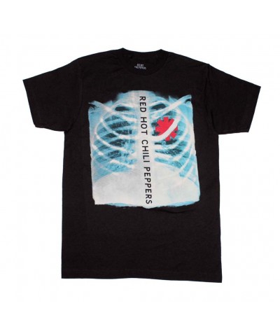 Red Hot Chili Peppers T Shirt | Red Hot Chili Peppers X-Ray Asterisk Heart T-Shirt $6.38 Shirts