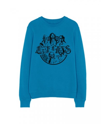 Foo Fighters Dee Gees Crewneck Sweatshirt - Blue $17.00 Sweatshirts