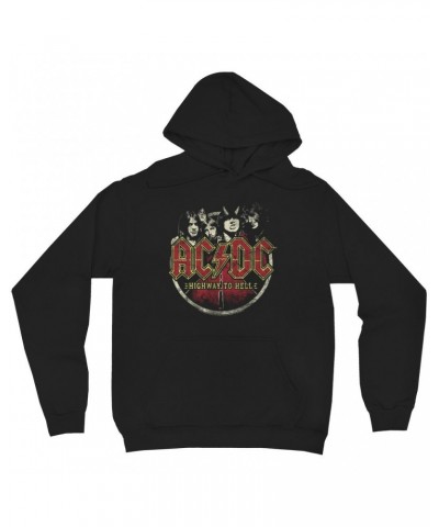 AC/DC Hoodie | Highway to Hell On The Road Distressed Hoodie $18.38 Sweatshirts