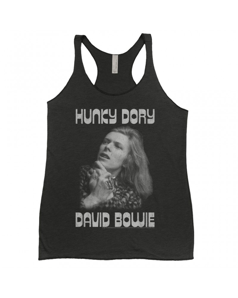 David Bowie Ladies' Tank Top | Bowie's Hunky Dory Shirt $13.03 Shirts