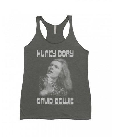 David Bowie Ladies' Tank Top | Bowie's Hunky Dory Shirt $13.03 Shirts