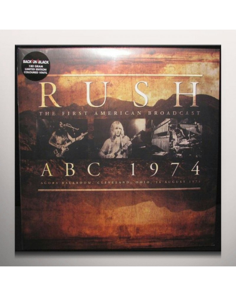 Rush ABC 1974 Vinyl Record - Colored Vinyl Limited Edition $22.88 Vinyl