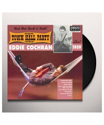 Eddie Cochran Live At Town Hall Party 1959! Vinyl Record $6.23 Vinyl