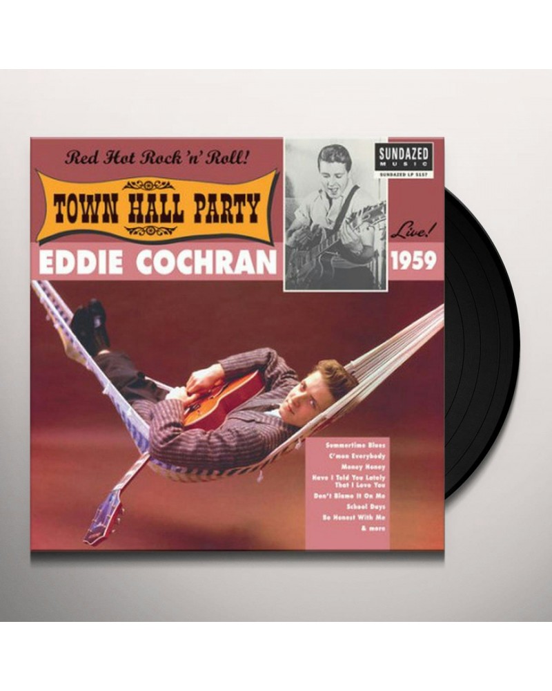 Eddie Cochran Live At Town Hall Party 1959! Vinyl Record $6.23 Vinyl