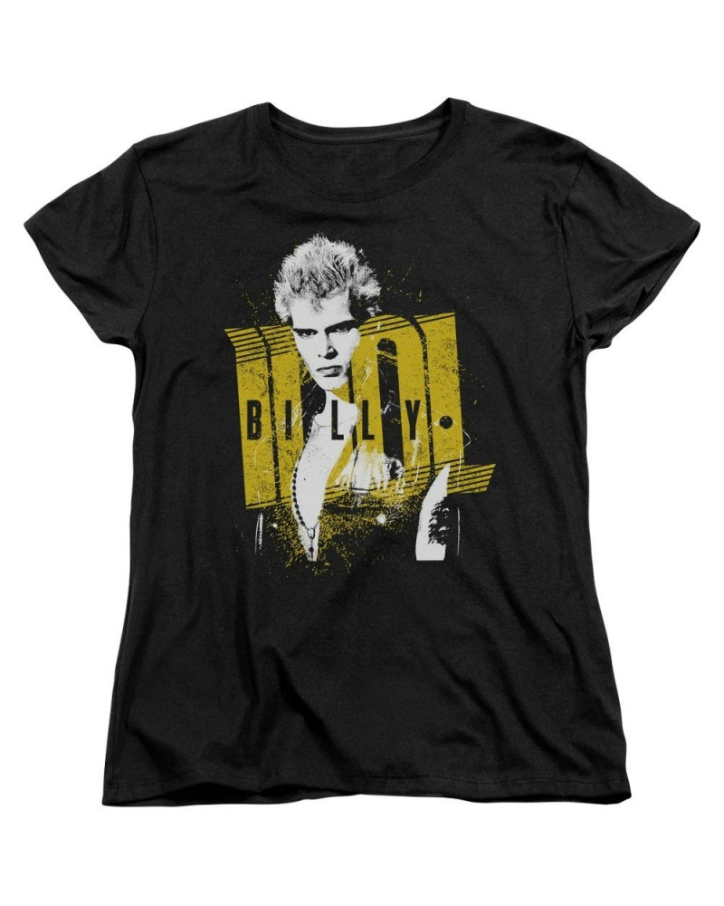 Billy Idol Women's Shirt | BRASH Ladies Tee $9.80 Shirts