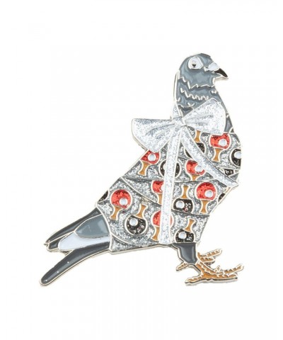 Pigeons Playing Ping Pong Holiday Pigeon Pin V3 Glitter $8.80 Accessories