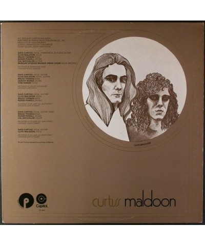 Curtiss Maldoon Vinyl Record $7.70 Vinyl