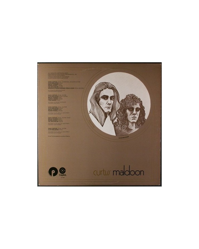 Curtiss Maldoon Vinyl Record $7.70 Vinyl