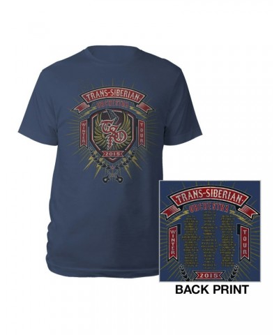 Trans-Siberian Orchestra 2015 Winter Tour Crest Itin Tee $12.50 Shirts