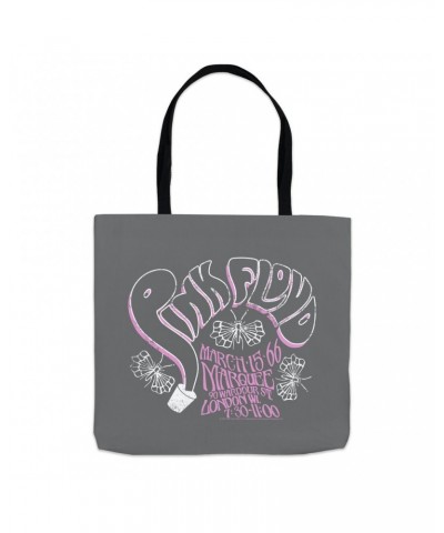 Pink Floyd Tote Bag | Marquee 1966 Concert Flyer Logo Distressed Bag $8.82 Bags