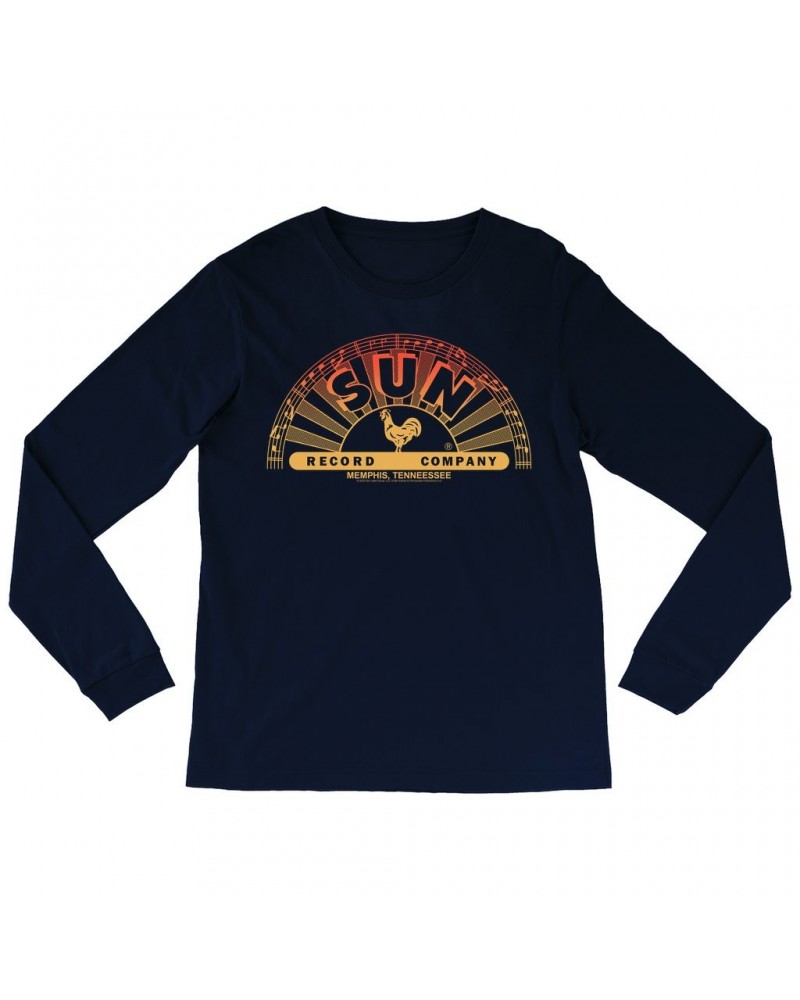 Sun Records Long Sleeve Shirt | Red Ombre Logo Shirt $11.38 Shirts