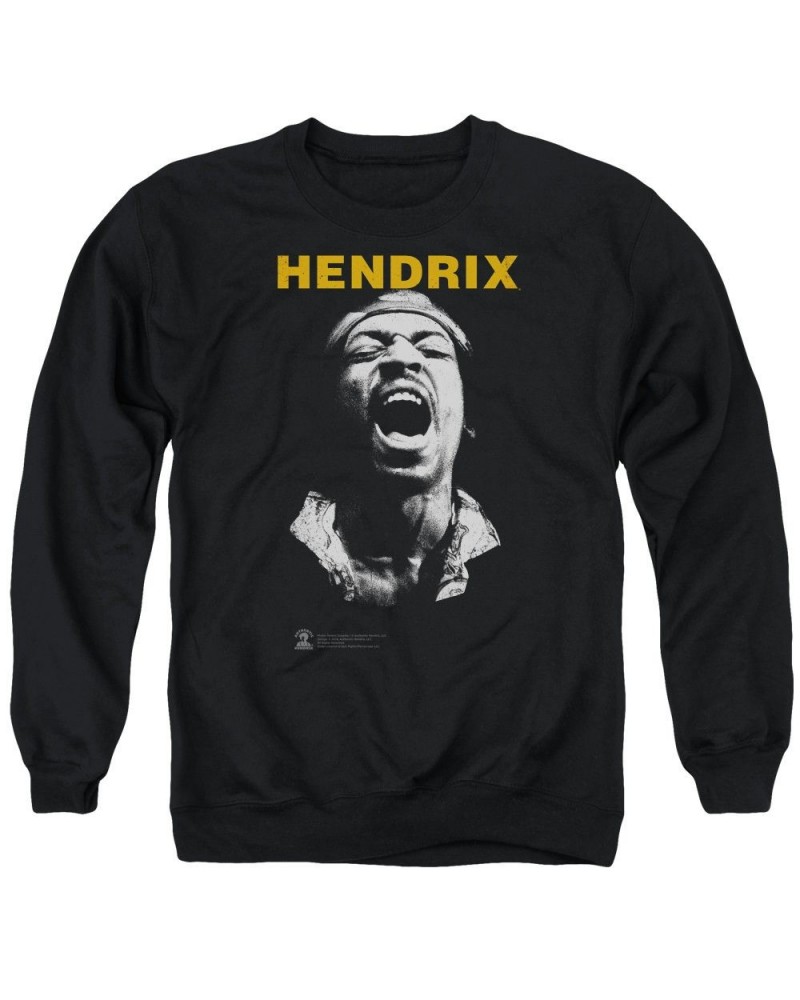 Jimi Hendrix Listen Crewneck Sweatshirt $26.95 Sweatshirts