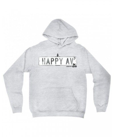 Woodstock Hoodie | Happy Avenue Street Sign Hoodie $17.18 Sweatshirts