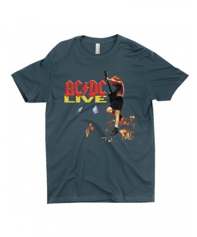 AC/DC T-Shirt | Live On Stage Design Distressed Shirt $9.98 Shirts