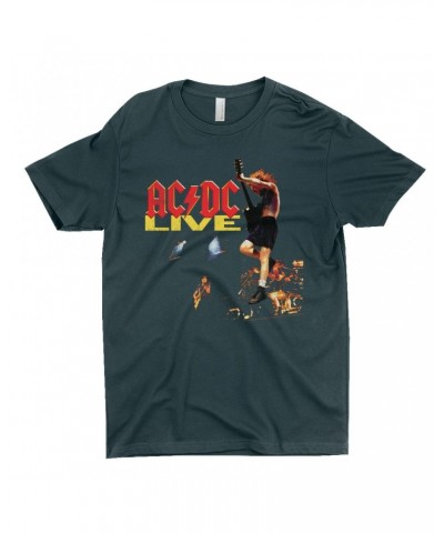 AC/DC T-Shirt | Live On Stage Design Distressed Shirt $9.98 Shirts