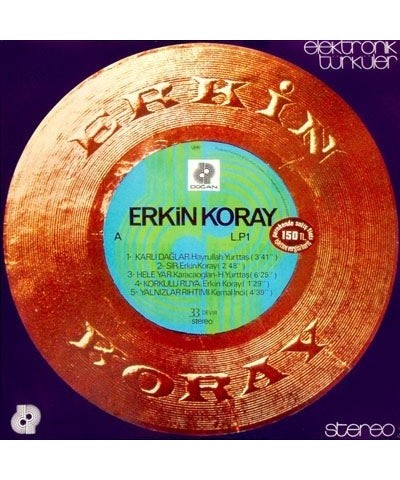 Erkin Koray ELEKTRONIK TURKULER Vinyl Record $9.88 Vinyl