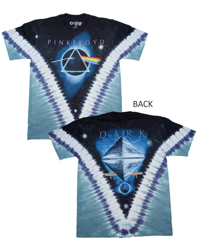 Pink Floyd T Shirt | Pink Floyd Pyramid VDYE T-Shirt $9.86 Shirts