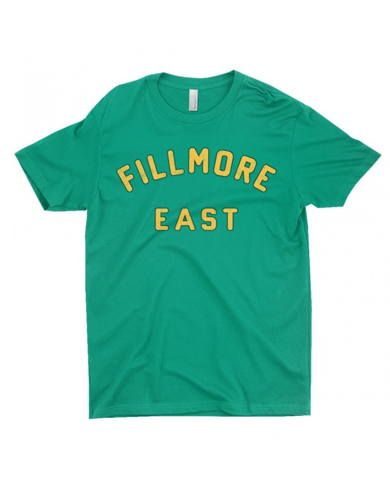 The Who T-Shirt | Fillmore East Varsity Worn By Roger Daltrey Shirt $8.48 Shirts