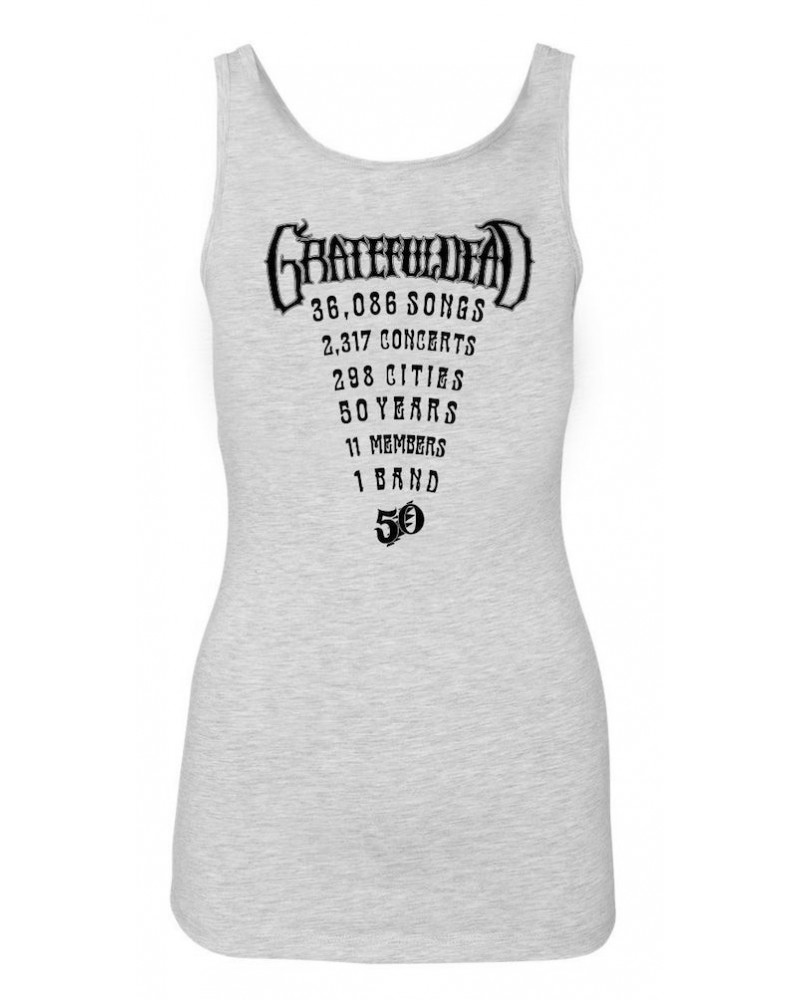 Grateful Dead Women's 50th Concert Tank (Grey) $6.66 Shirts