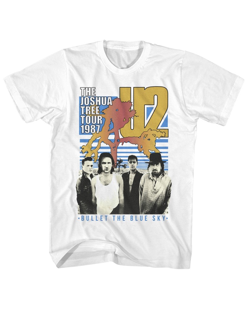 U2 T-Shirt | The Joshua Tree Tour 1987 Shirt $8.04 Shirts