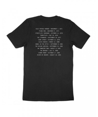 Billy Joel "Albums Set List" T-Shirt $19.60 Shirts