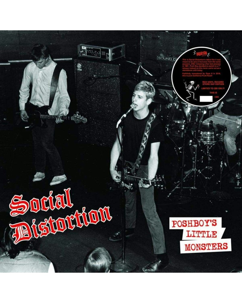 Social Distortion POSHBOY'S LITTLE MONSTERS Vinyl Record $8.58 Vinyl