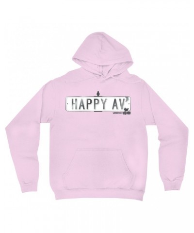 Woodstock Hoodie | Happy Avenue Street Sign Hoodie $17.18 Sweatshirts