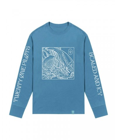 Twenty One Pilots Dragon Box White Cover Long Sleeve T-Shirt $13.47 Shirts