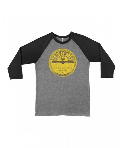 Jerry Lee Lewis 3/4 Sleeve Baseball Tee | Whole Lotta Shakin' Going On Record Label Distressed Shirt $9.88 Shirts