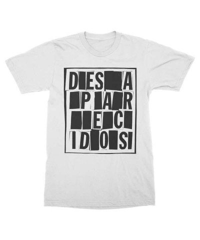 Desaparecidos Block Letters T-Shirt - White $4.80 Shirts