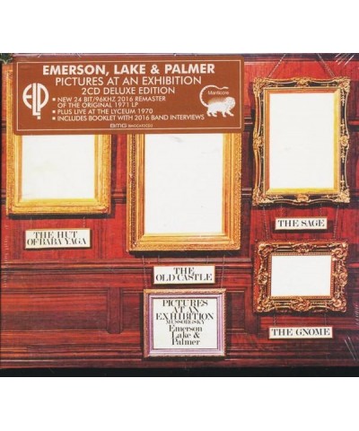 Emerson Lake & Palmer PICTURES AT AN EXHIBITION CD $7.68 CD