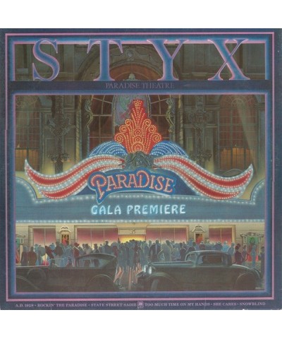 Styx PARADISE THEATRE Vinyl Record $25.00 Vinyl