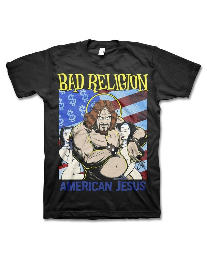 Bad Religion American Jesus Tee (Black) $6.94 Shirts